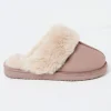 Kaia Faux Fur Cuff Mules*FatFace Outlet