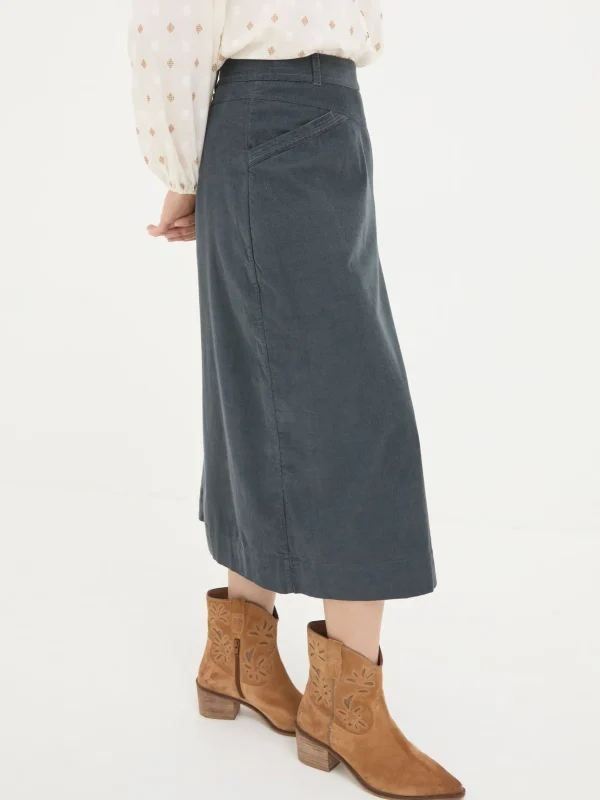 Leigh Cord Midi Skirt*FatFace Clearance