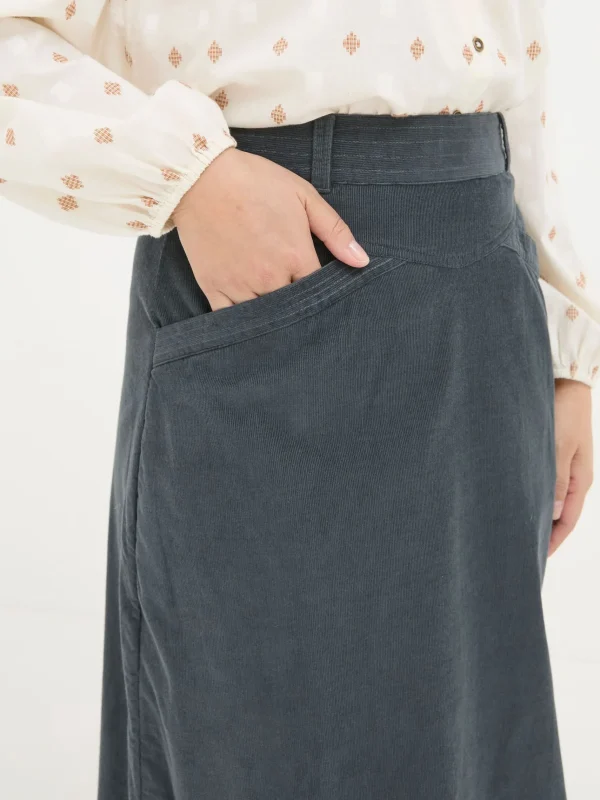 Leigh Cord Midi Skirt*FatFace Clearance