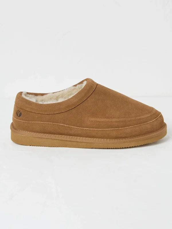 Lewis Suede Snug Mule Slippers*FatFace Shop