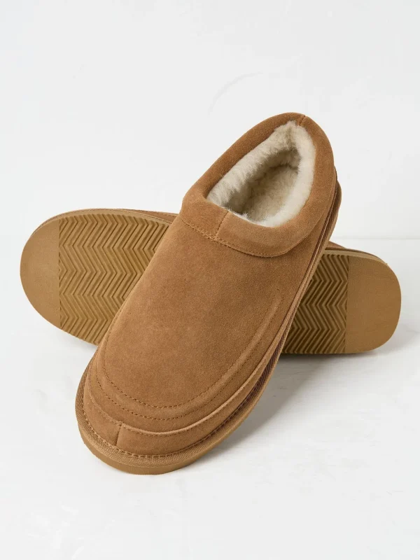 Lewis Suede Snug Mule Slippers*FatFace Shop