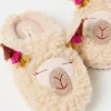 Lila Llama Slippers*FatFace Store