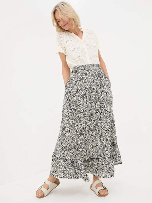 Lissy Inlay Floral Maxi Skirt*FatFace Fashion