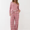 Lola Check 100% Cotton Pyjama Bottoms*FatFace Fashion