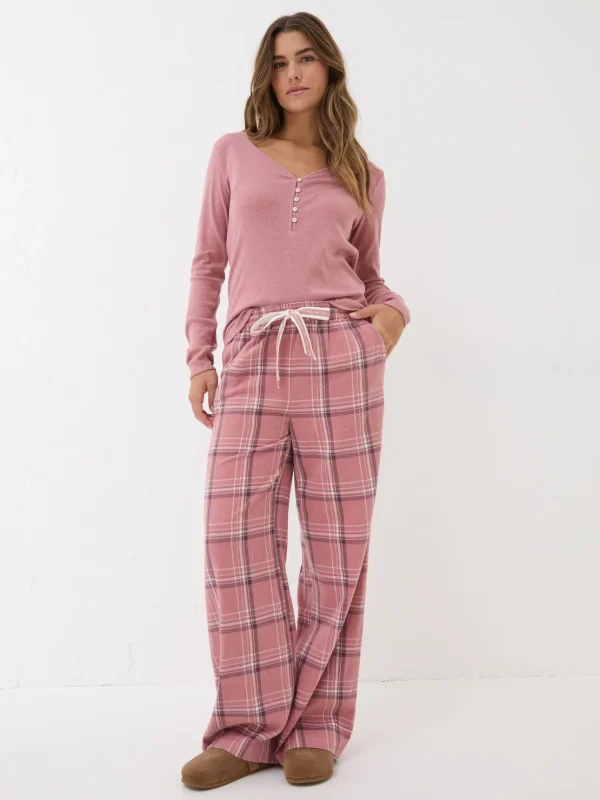 Lola Check 100% Cotton Pyjama Bottoms*FatFace Fashion