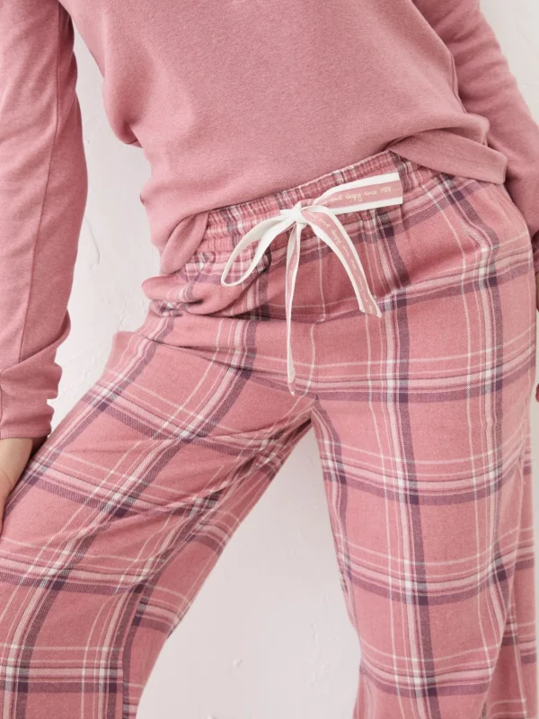 Lola Check 100% Cotton Pyjama Bottoms*FatFace Fashion