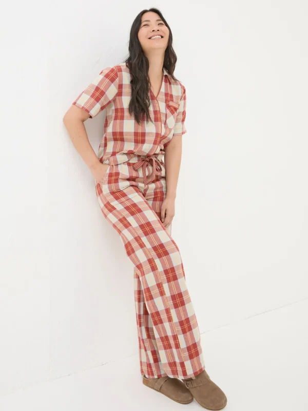 Lola Multi Check Pyjama Bottoms*FatFace Clearance