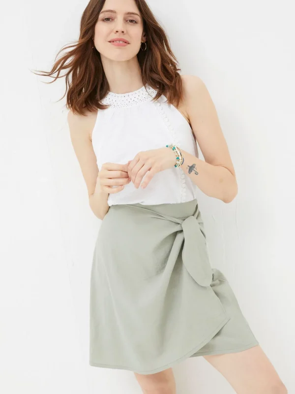 Mia Linen Blend Skirt*FatFace New