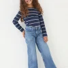 Wide Leg Denim Jeans*FatFace Cheap