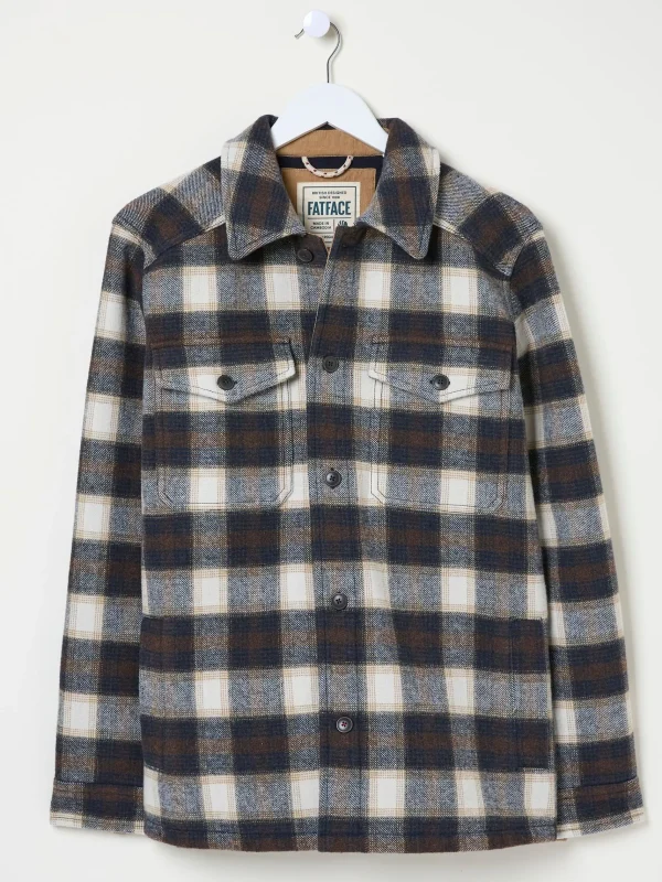 Milton Check Overshirt*FatFace Sale