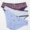 3 Pack Festive Mini Knickers*FatFace Online