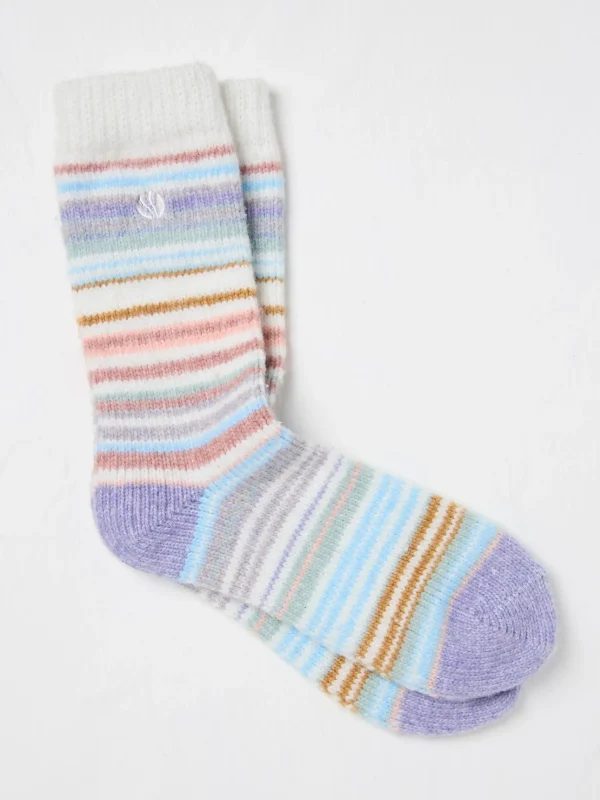 Stripe Supersoft Socks*FatFace Store