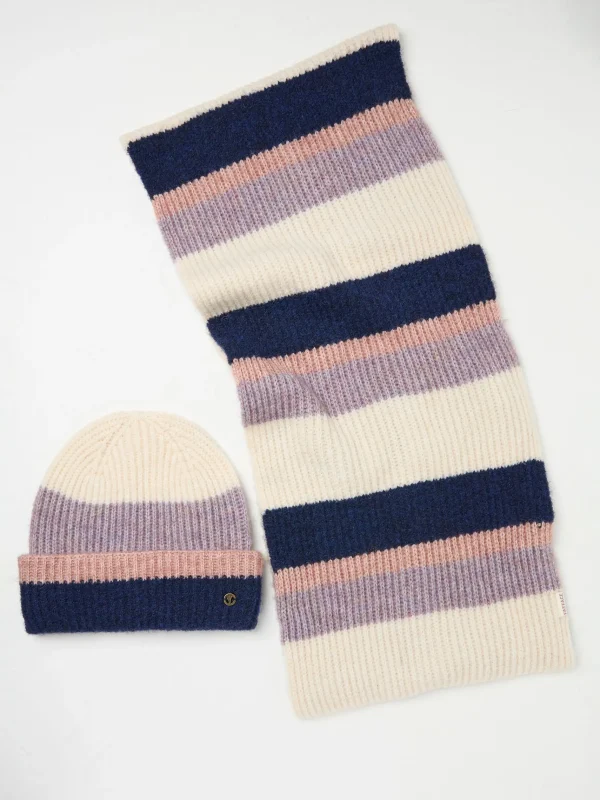 Colourblock Hat And Scarf Gift Set*FatFace Online