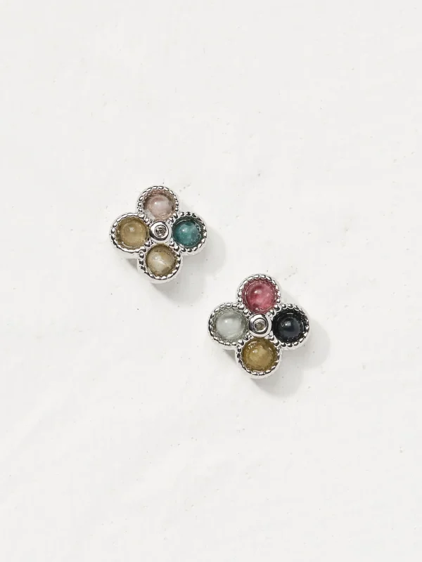 Semi Precious Studs Earrings*FatFace Online