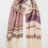 Stripe Boucle Scarf*FatFace Clearance