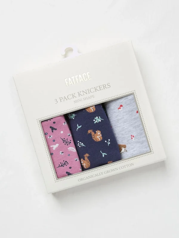 Mini Knickers 3 Pack*FatFace Cheap