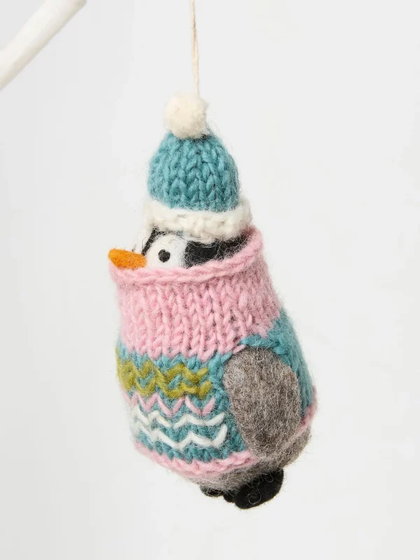 Polly Penguin Felt Christmas Decoration*FatFace Shop