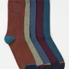 5 Pack Plain Socks*FatFace Online