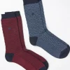 Nathan Geo Socks 2 Pack*FatFace Best Sale