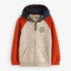 Colourblock Zip Through Hoodie*FatFace Best