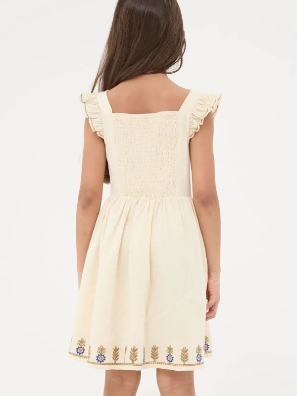 Embroidered Strappy Dress*FatFace Clearance