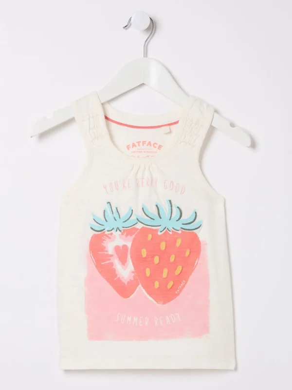 Strawberry Jersey Vest Top*FatFace Online