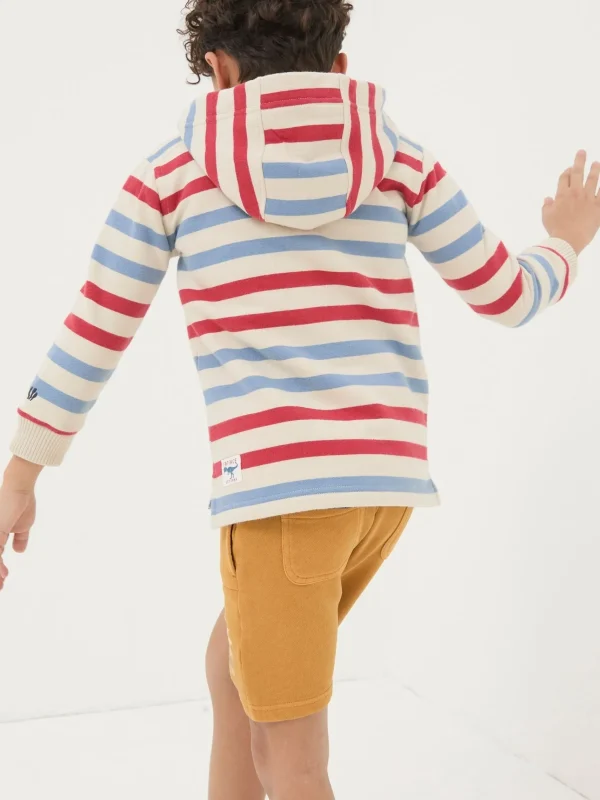 Stripe Half Neck Hoodie*FatFace Hot