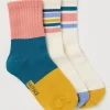 Stripe Sport Socks 3 Pack*FatFace Cheap