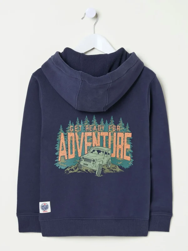 Adventure Zip Through Hoodie*FatFace Clearance