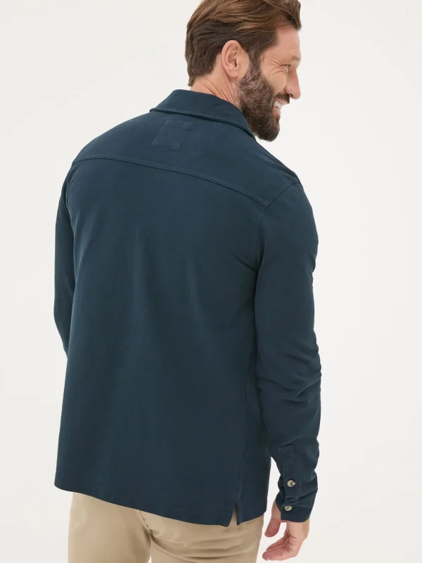 Long Sleeve Pique Shirt*FatFace Online