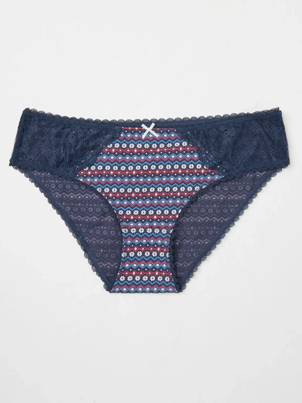 Fair Isle Mini Knickers*FatFace Best