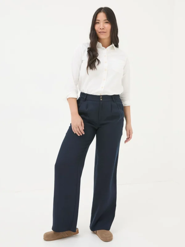 Ginger Wide Leg Drape Trousers*FatFace Clearance