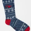 Mens Fairisle Off Roader Socks 1 Pack*FatFace Clearance