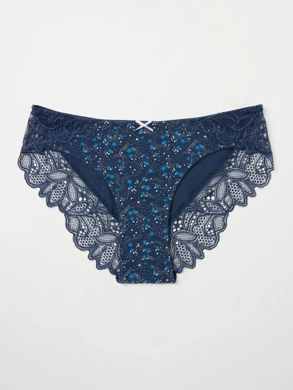 Star Print Cheeky Knickers*FatFace Cheap