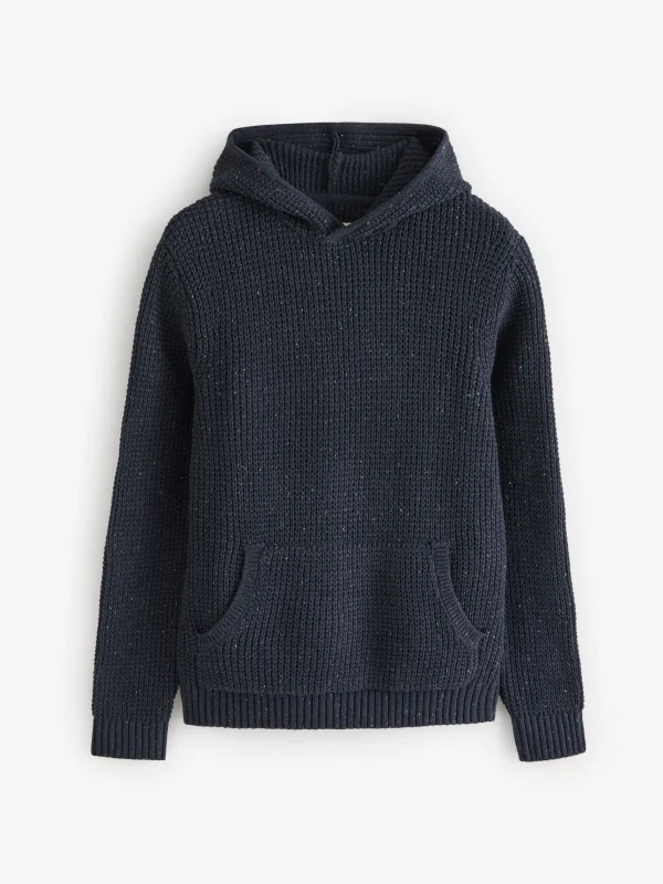 Waffle Knitted Hoodie*FatFace Outlet