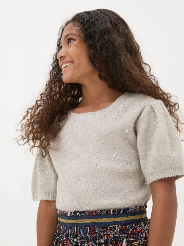 Sequin Knitted Top*FatFace Outlet