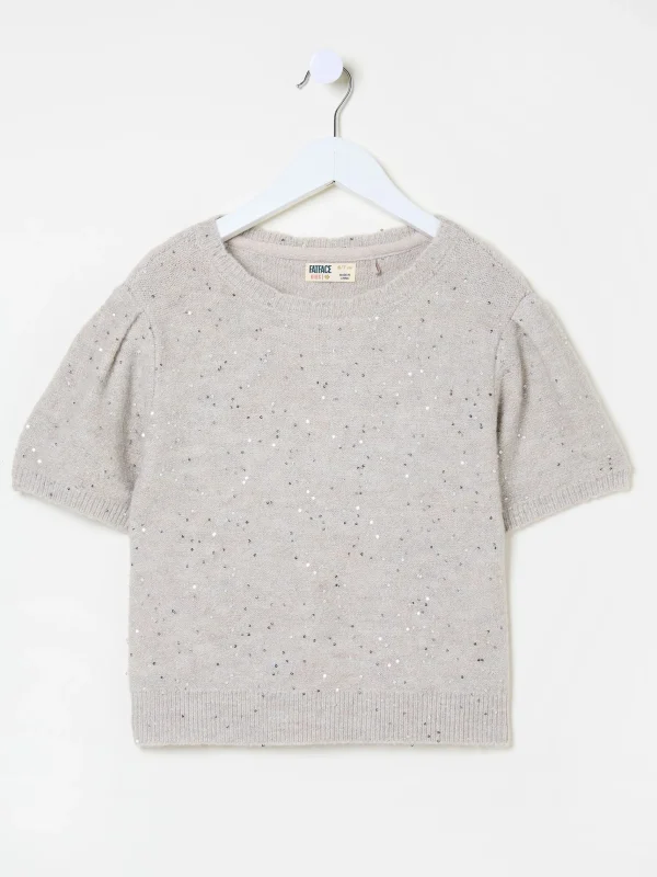 Sequin Knitted Top*FatFace Outlet