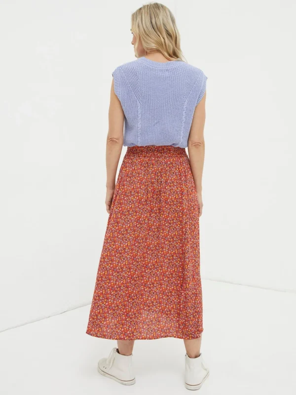 Gradient Floral Midi Skirt*FatFace New