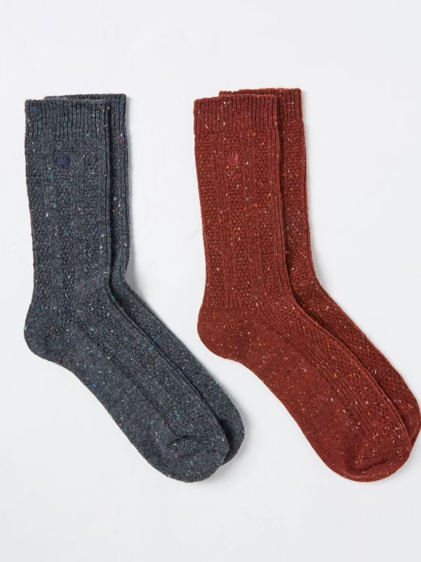 Nep Boot Socks 2 Pack*FatFace Sale