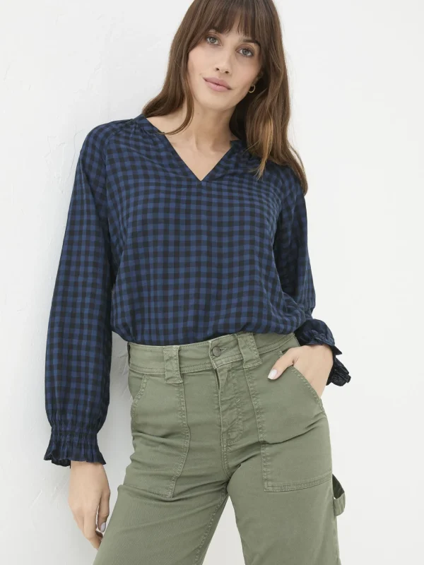 Pacey Pacey Gingham Blouse*FatFace Sale