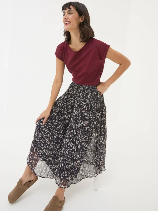 Paignton Pleated Midi Skirt*FatFace Sale