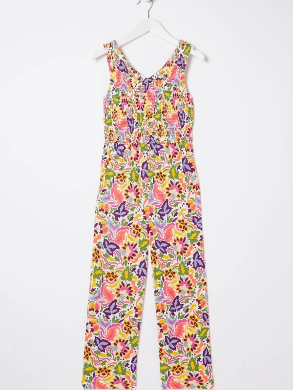 Art Floral Jersey Printed Jumpsuit*FatFace New