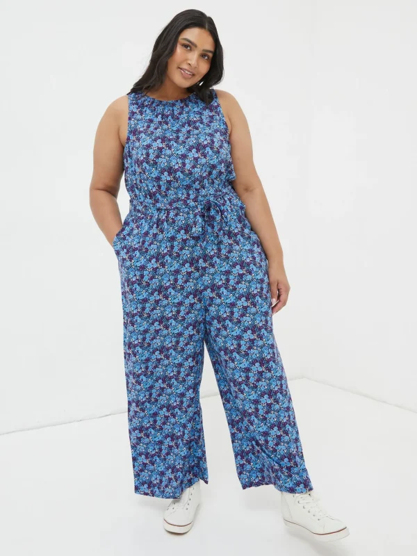 Ink Floral Jumpsuit*FatFace Discount