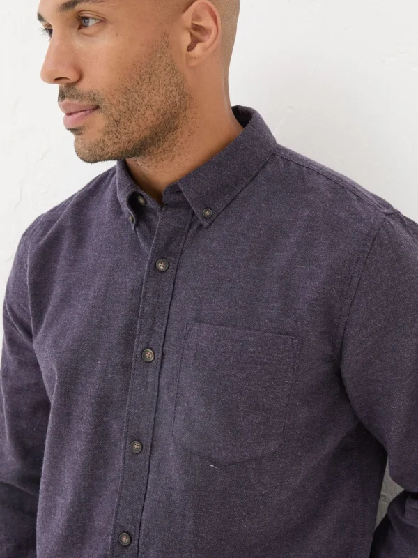 Long Sleeve Oxlow Plain 100% Cotton Shirt*FatFace Store