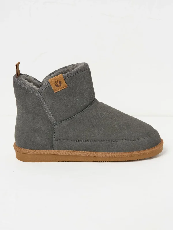 Rafe Suede Slipper Boots*FatFace Discount