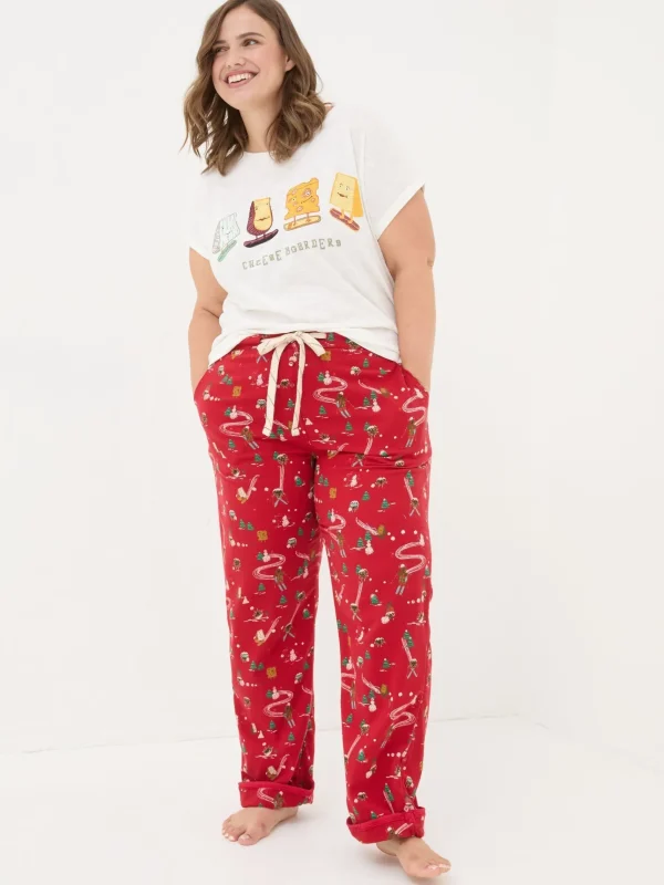 Eva Food Print Pyjama Bottoms*FatFace Store