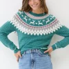 Reindeer Yoke Jumper*FatFace Fashion