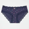 Rose Floral Stripe Short Knickers*FatFace Clearance