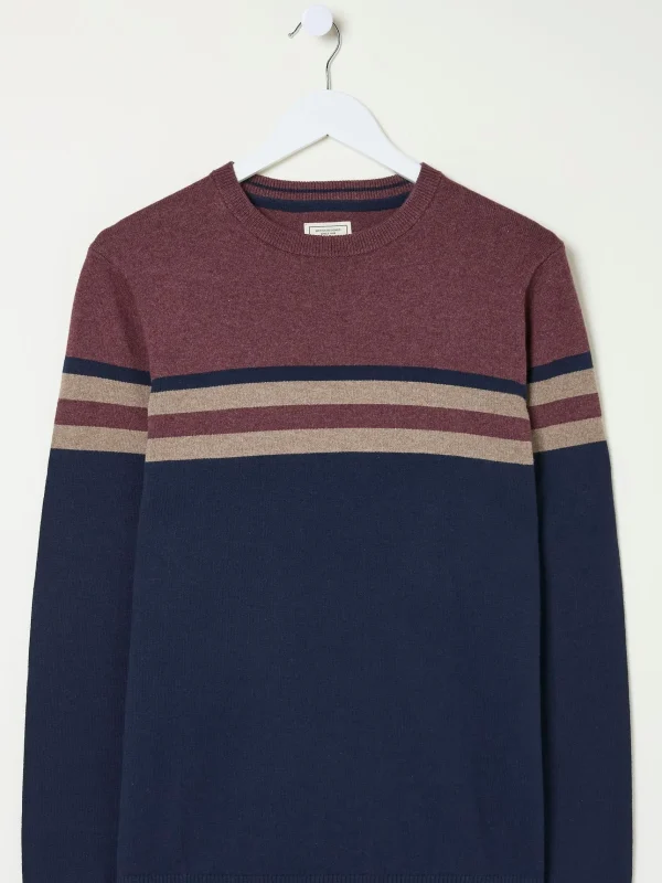 Rye Cotton Cashmere Crew Neck Jumper*FatFace Sale