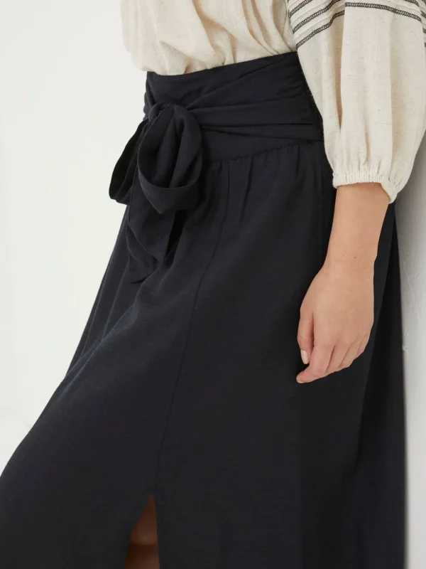 Sascha Midi Skirt With Linen*FatFace Shop